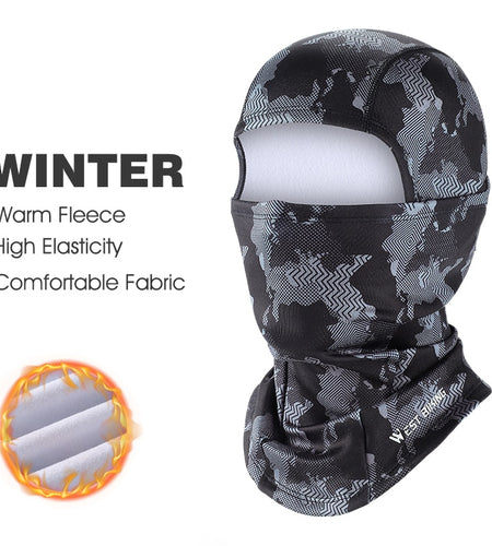 Winter Warm Cycling Cap Soft Fleece Balaclava Sport Scarf Neck Warmer Ski Bicycle Motorcycle Running Cap Bike Hat