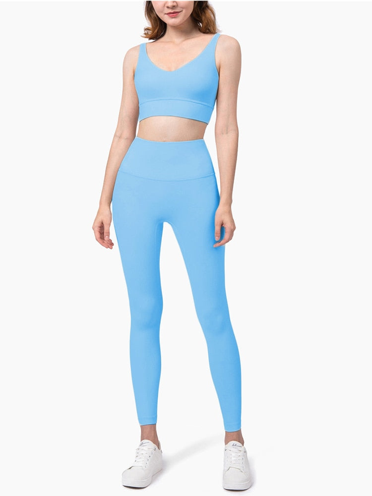 Women Yoga Pants With Pocket Soft Comfortable Full Length High Waist Leggings Gym Workout Leggins Sports Tights Female Yoga Pant