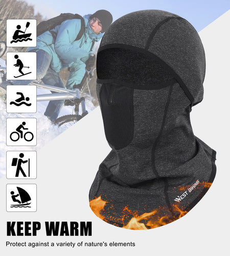 Winter Sport Cycling Cap Bike Full Face Mask Warm Fleece Balaclava Men Women MTB Bicycle Motorcycle Head Cap Hat