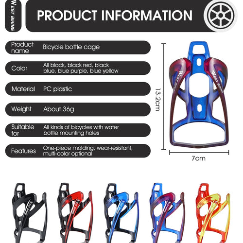 Load image into Gallery viewer, Ultralight Bicycle Bottle Cage MTB Mountain Road Bike Bottle Holder Bracket Cycling Fixed Gear Cycling Bottle Cage
