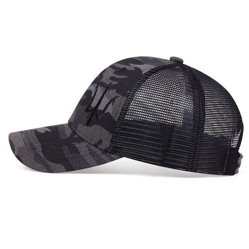Load image into Gallery viewer, Men Camouflage Tactical Military Baseball Caps For Women Outdoor Mesh Caps outdoor Breathable Sun Hat Trucker Hats Adjustable
