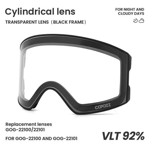 Load image into Gallery viewer, 22101 and 22100 Ski Goggles Magnetic Replacement Lenses Spherical lens and Cylindrical lens
