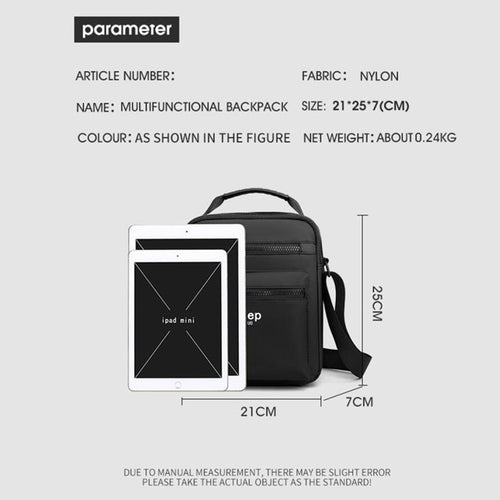 Load image into Gallery viewer, Men&#39;s Handbag Messenger Shoulder Bags Nylon High Quality Waterproof Business Casual High Capacity Male Tote Men Bag
