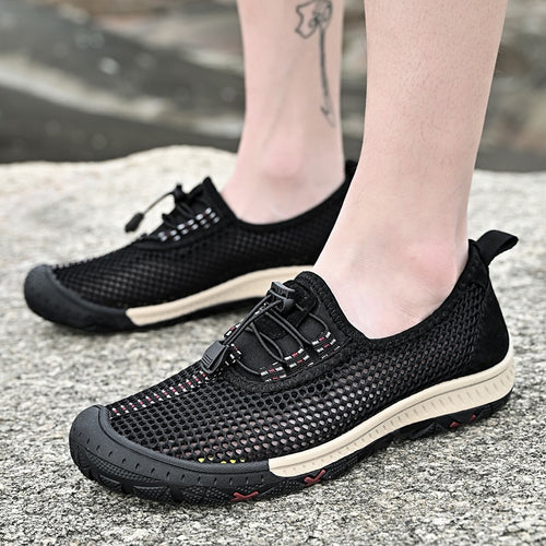 Load image into Gallery viewer, Summer Breathable Men&#39;s Casual Shoes Mesh Breathable Man Casual Shoes Fashion Moccasins Lightweight Men Sneakers Zapatos Hombre
