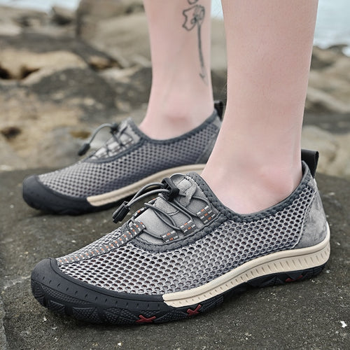 Load image into Gallery viewer, Summer Breathable Men&#39;s Casual Shoes Mesh Breathable Man Casual Shoes Fashion Moccasins Lightweight Men Sneakers Zapatos Hombre

