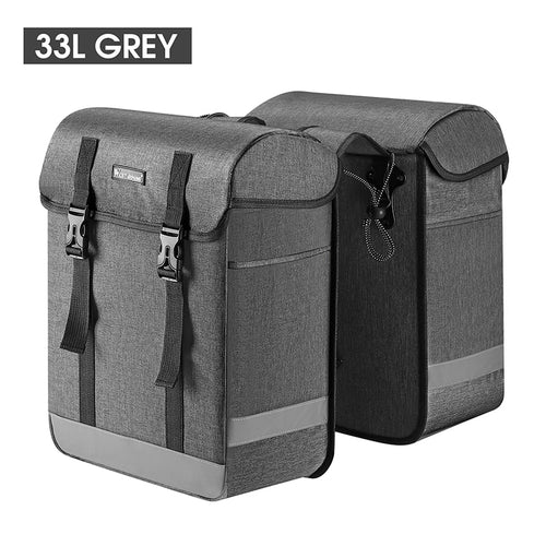 Load image into Gallery viewer, 33L Large Capacity Cycling Pannier Double Side Bike Trunk Bag MTB Road Bicycle Travel Luggage Carrier Pack Bag
