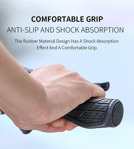 MTB Bicycle Grips Shockproof Bike Handlebar Cover Anti-Slip Colorful Grips Ergonomic Cycling Silicone Handle Grips