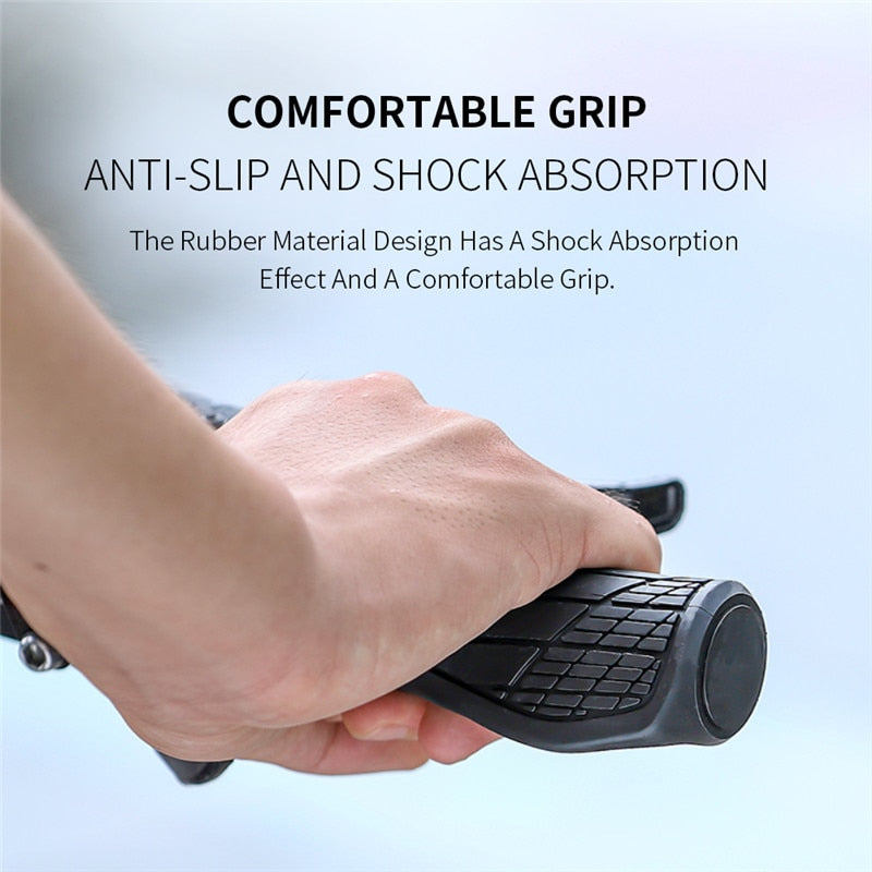 MTB Bicycle Grips Shockproof Bike Handlebar Cover Anti-Slip Colorful Grips Ergonomic Cycling Silicone Handle Grips