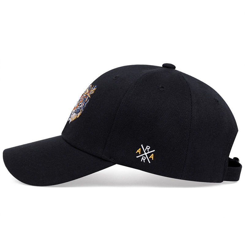 Baseball Cap For Men And Women Fashion Tiger Head Embroidery Snapback Hat Hip Hop Caps Summer Visors Sun Cap
