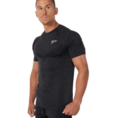 Load image into Gallery viewer, Men Compression Skinny T-shirt Gym Fitness Bodybuilding Shirt Summer Running Quick Dry Tee Tops Male Workout Crossfit Clothing

