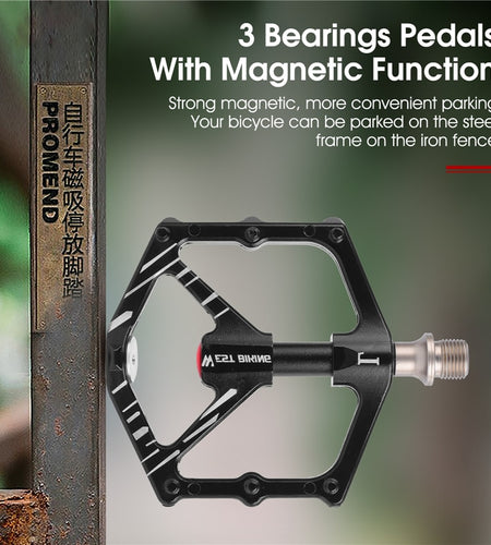 Bicycle Pedals 3 Bearings MTB Anti-slip Ultralight Aluminum Mountain Road Bike Platform Pedals Cycling Accessories