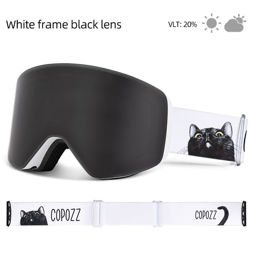 Load image into Gallery viewer, Professional Winter Ski Goggles Magnetic Quick-Change Double Layers Anti-Fog Snowboard goggles Men Women Ski Equipment
