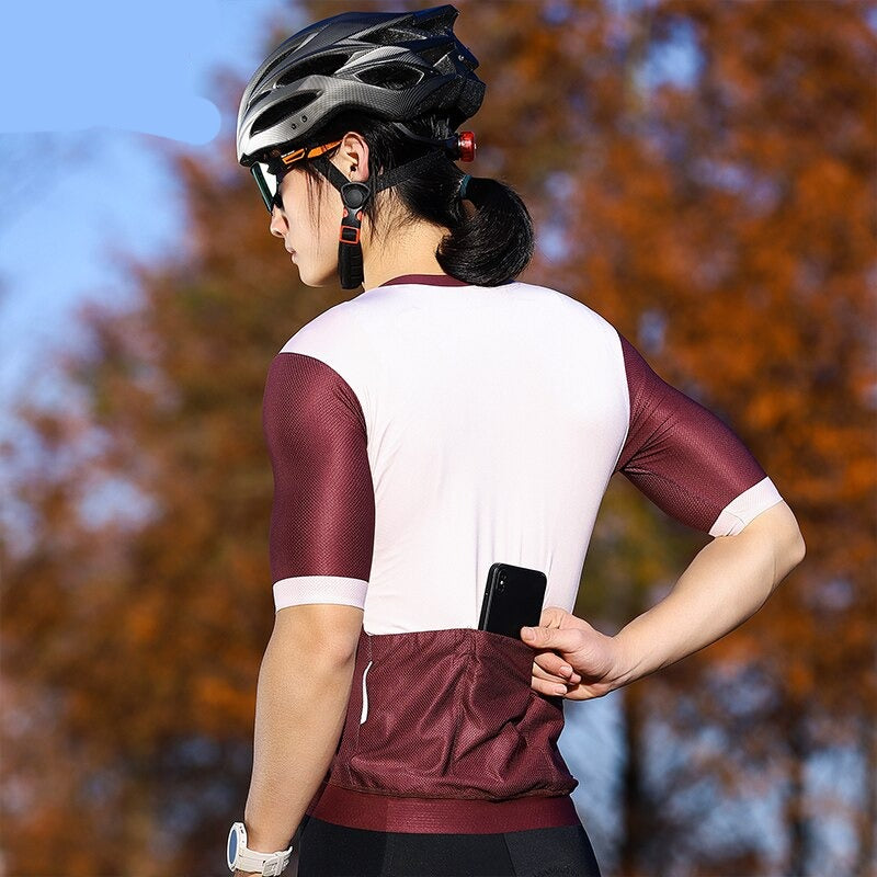 Summer Men's Sports T-shirt MTB Team Cycling Jerseys Short Sleeve Breathable Racing Triathlon Women Cycling Clothes