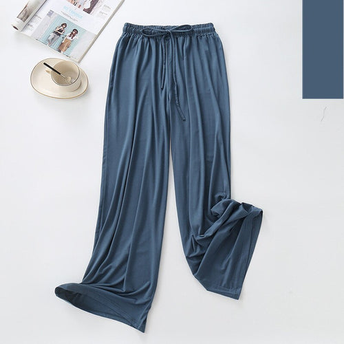 Load image into Gallery viewer, Summer Women&#39;s Pajamas Pants Super Soft Modal Viscose Sleepwear Solid Colors Casual Leisure Homewear Pants Comfortable
