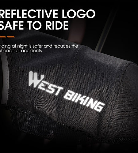 Motorcycle Handlebar Cover Sun Protection Windproof MTB Bike Bar Gloves Reflective Hand Muffs Bike Cycling Mittens