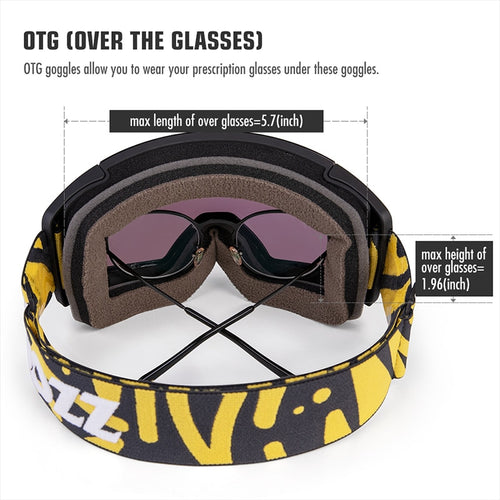 Load image into Gallery viewer, Magnetic Ski Goggles 2s Quick-Change Lens Professional Skiing Eyewear Men Women Anti-fog Snowboard Ski Glasses

