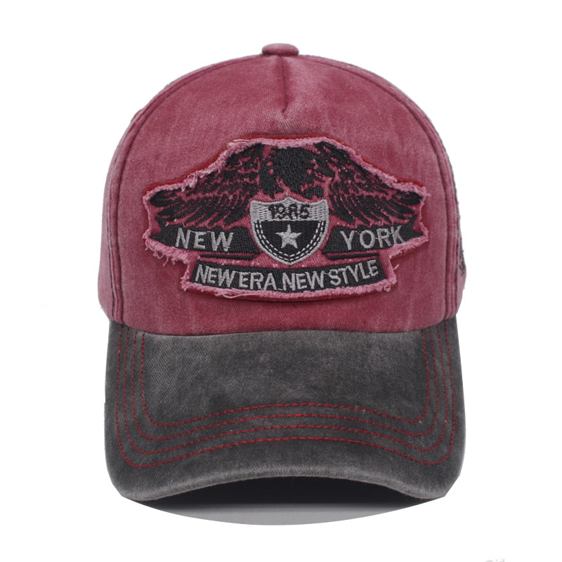Cotton Vintage Men Baseball Cap Hats For Women Snapback Caps New York Outdoor Sprot Embroidery Trucker Homme Men Baseball Hat