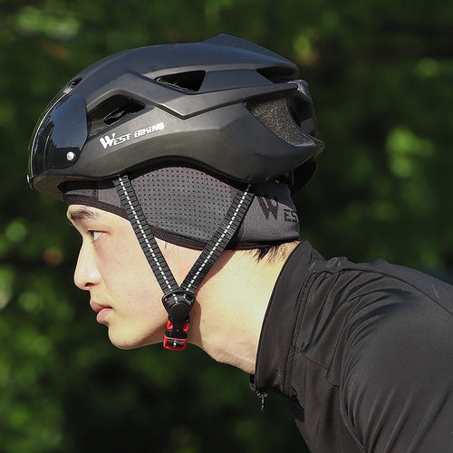 Load image into Gallery viewer, Knitted Hat Cycling Cap Windproof Ear Protection MTB Bike Running Motorcycle Bicycle Helmet Liner Sport Skull Cap
