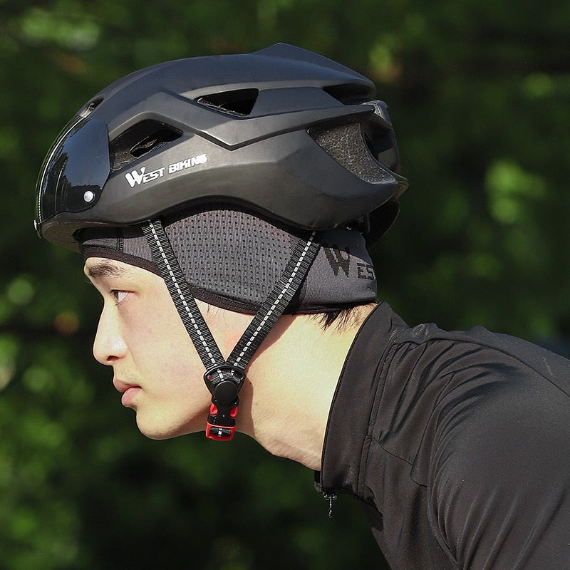 Knitted Hat Cycling Cap Windproof Ear Protection MTB Bike Running Motorcycle Bicycle Helmet Liner Sport Skull Cap