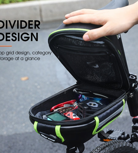 Bike Rear Rack Bag With Waterproof Rain Cover Quick Release Bicycle Trunk Bag For MTB Cruisers Bike Cycling Travel