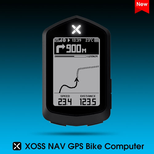 Load image into Gallery viewer, XOSS NAV GPS Bike Computer Wireless Cycling Speedometer Map Navigation Waterproof Bluetooth ANT+ Cadence Speed 2.4&#39;&#39; HD Screen
