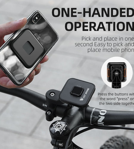 Strong Magnetic Bicycle Phone Holder  360° Adjustable Smartphone Mobile Stand Electric Bike Motorcycle Scooter Cell GPS Support