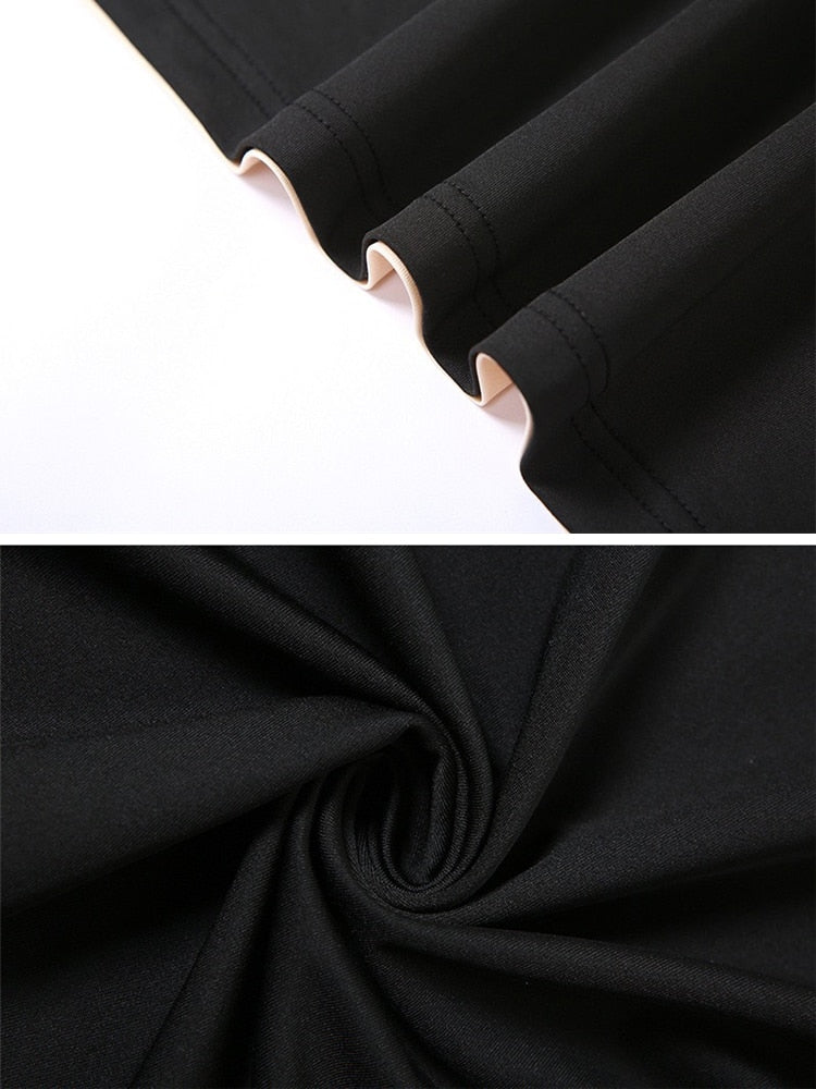 Casual Printing Dresses For Women Round Neck Short Sleeve High Waist S –  wanahavit