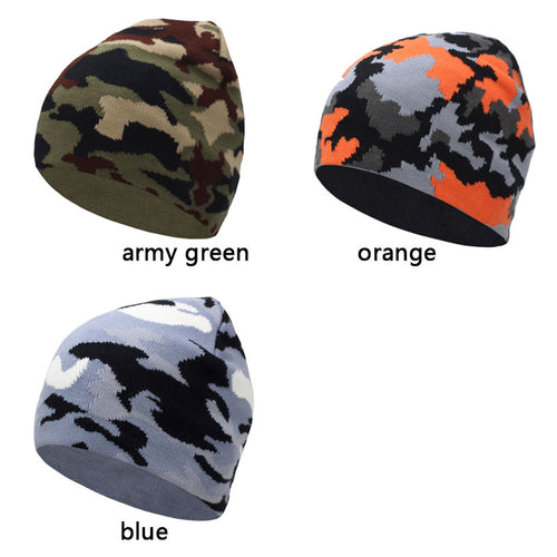 Load image into Gallery viewer, Camouflage Knitted Hat Men Beanie Women Winter Hats For Men Bonnet Knit Caps Autumn Hat Women Warm New Gorros Skullies Beanies
