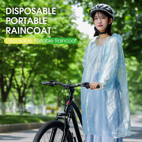 Load image into Gallery viewer, Disposable Waterproof Cycling Raincoat Portable Men Women Outdoor Emergency Raincoat MTB Road Electric Bicycle Coat

