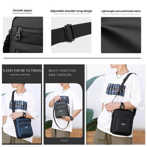 Load image into Gallery viewer, Men&#39;s Handbag Messenger Shoulder Bags Nylon High Quality Waterproof Business Casual High Capacity Male Tote Men Bag
