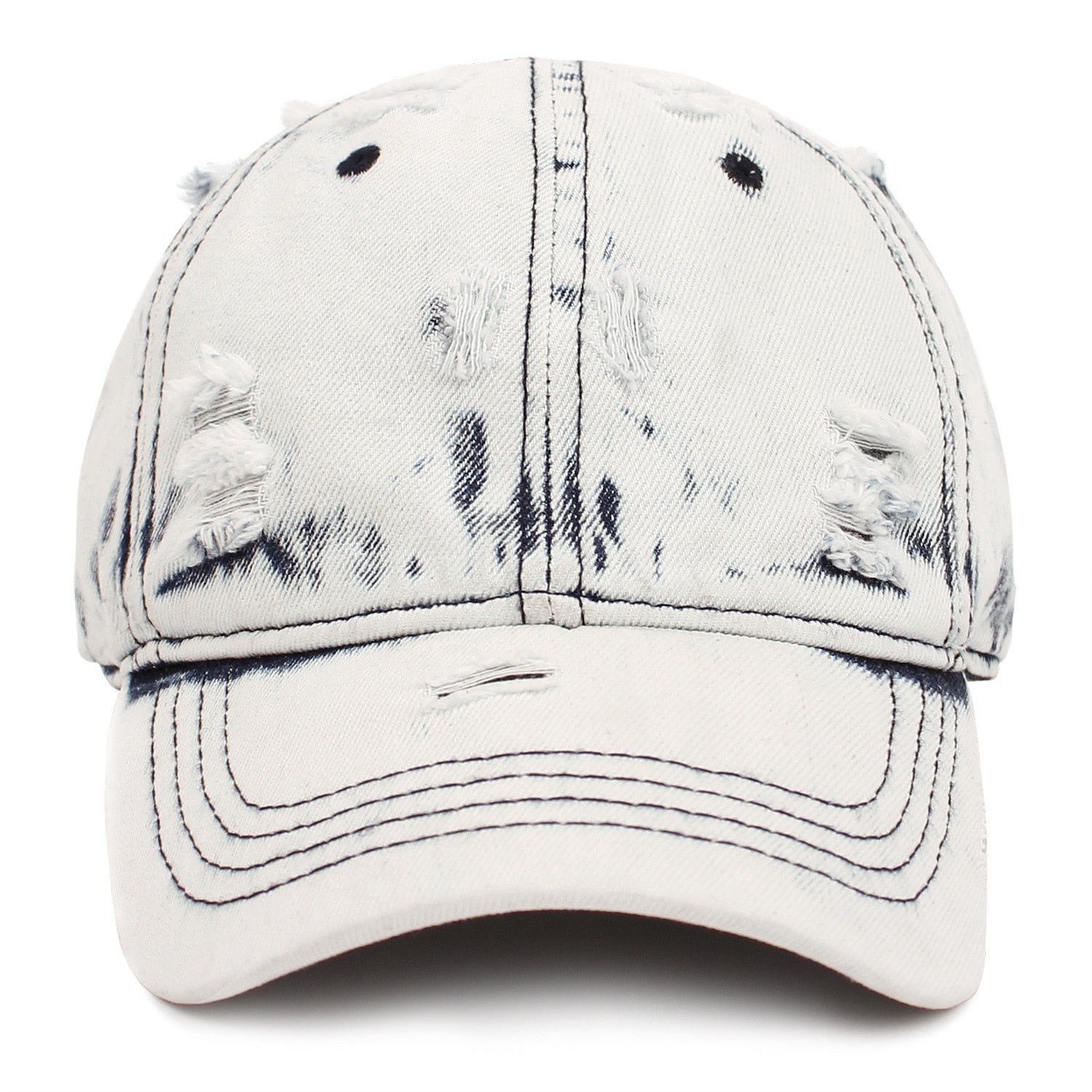 100% Washed Denim Hole star Baseball cap Snapback Hats Autumn Summer fishing Hat for Men Women Caps Casquette hats Gorras