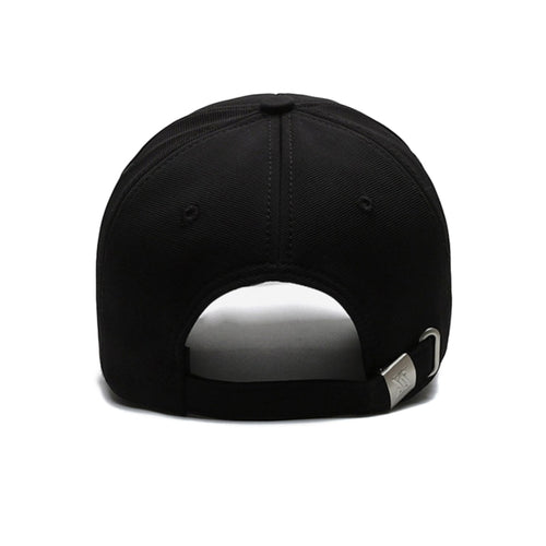 Load image into Gallery viewer, Solid Black Cap Summer Men&#39;s Baseball Caps Breathable Fashion Women&#39;s Snapback Adjustable Kpop Trucker Hat Golf Cap
