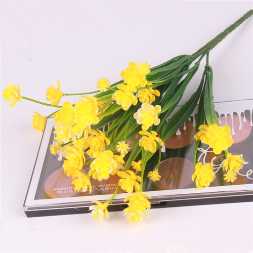 Load image into Gallery viewer, Artificial Flower Shoots Bouquet-home accent-wanahavit-Yellow-wanahavit
