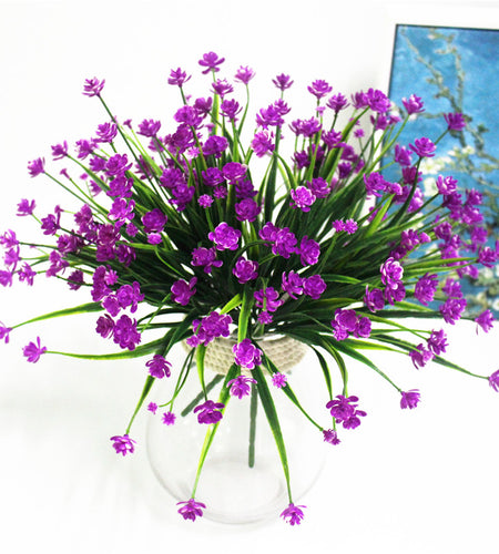 Artificial Flower Shoots Bouquet-home accent-wanahavit-Purple-wanahavit