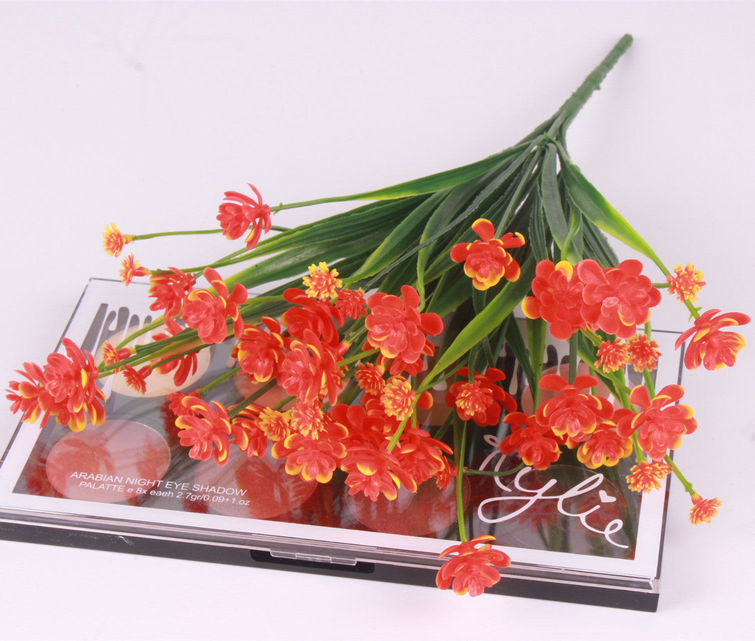 Artificial Flower Shoots Bouquet-home accent-wanahavit-Orange-wanahavit