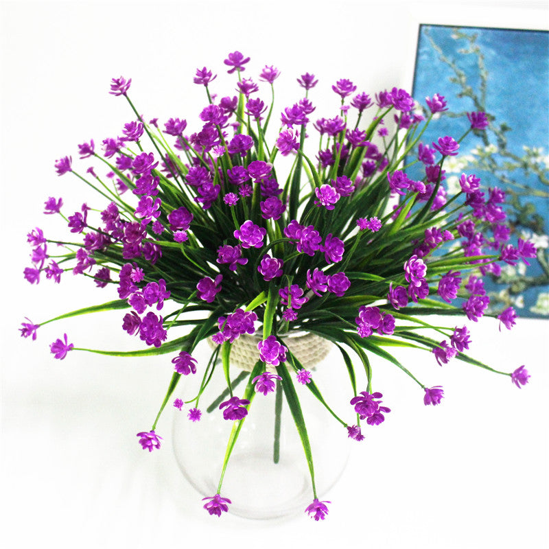 Artificial Flower Shoots Bouquet-home accent-wanahavit-Purple-wanahavit