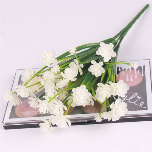Load image into Gallery viewer, Artificial Flower Shoots Bouquet-home accent-wanahavit-White-wanahavit

