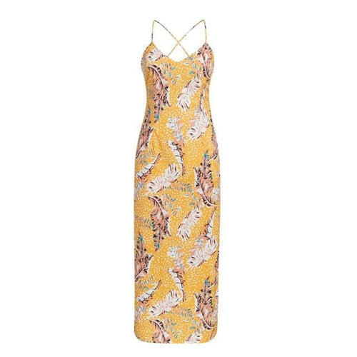 Load image into Gallery viewer, Backless Floral Print Sexy Sleeveless Strap Bodycon Summer Party Maxi Beach Dress
