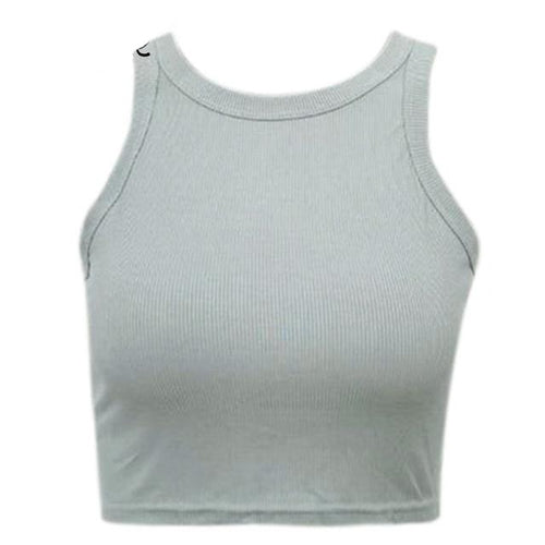 Load image into Gallery viewer, Sexy Round Neck Summer Casual Knitted Corset Fitted Beach Solid Sleeveless
