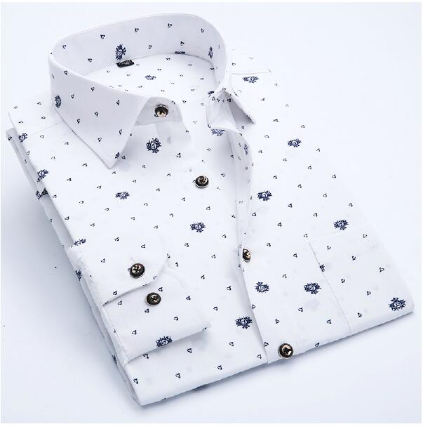 Floral Solid Dobby Long Sleeve Shirt #CY0XX-men-wanahavit-CY082-S-wanahavit