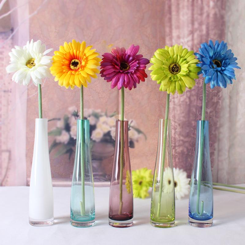 Stained Glass Flower Bottle-home accent-wanahavit-White-wanahavit