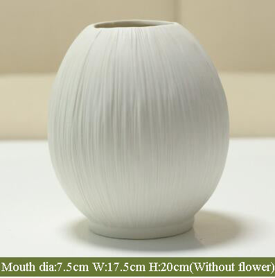 Modern European Ceramic Flower Vase-home accent-wanahavit-3-wanahavit