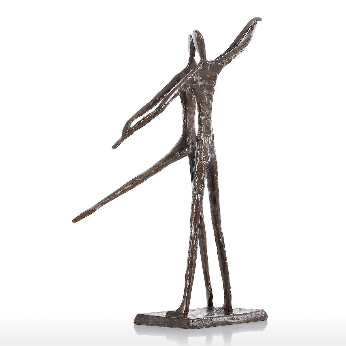Dancing Couple Statue Bronze Sculpture-home accent-wanahavit-as pic-2-wanahavit