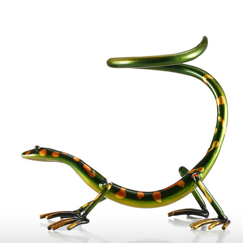 Load image into Gallery viewer, Iron Funny Gecko Bottle Holder-home accent-wanahavit-as picture-wanahavit
