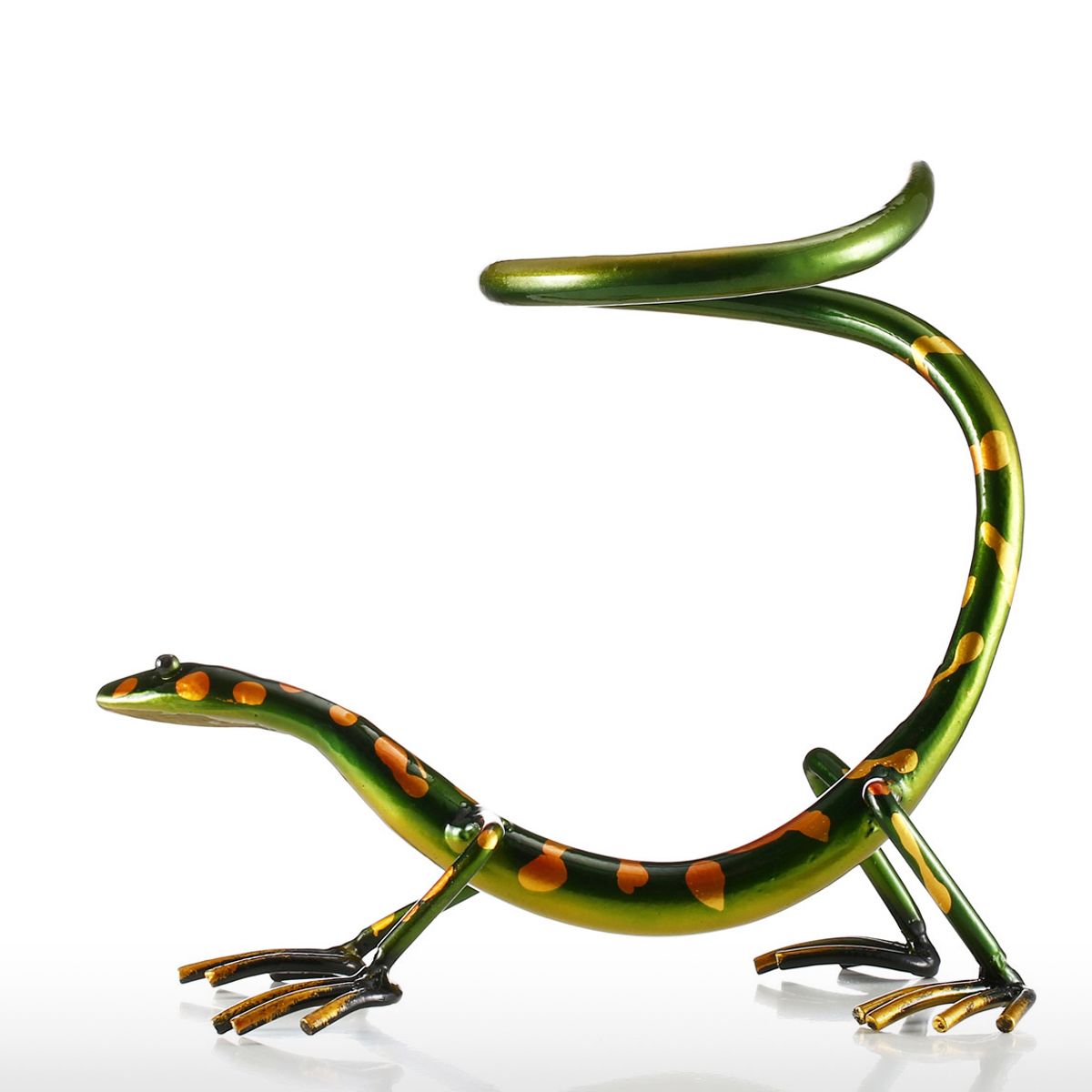Iron Funny Gecko Bottle Holder-home accent-wanahavit-as picture-wanahavit