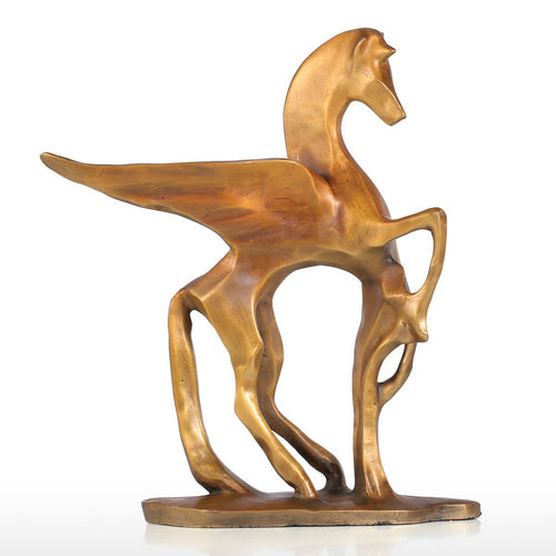 Load image into Gallery viewer, Bronze Flying Horse Sculpture-home accent-wanahavit-as pic-wanahavit
