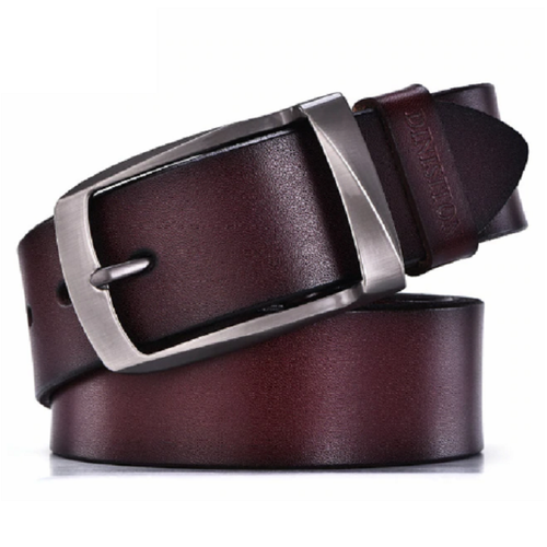 Load image into Gallery viewer, High Quality Metal Pin Buckle Genuine Leather Belts-men-wanahavit-KB Coffe-105CM-wanahavit
