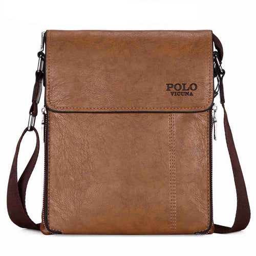 Simple Business PU Leather Shoulder Bag for men - wanahavit