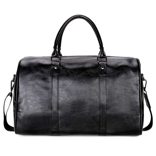 Load image into Gallery viewer, Casual PU Leather Business Travel Bag-men-wanahavit-Black-wanahavit
