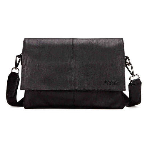 Load image into Gallery viewer, Casual Black Envelope Leather Shoulder Bag-men-wanahavit-Black-wanahavit
